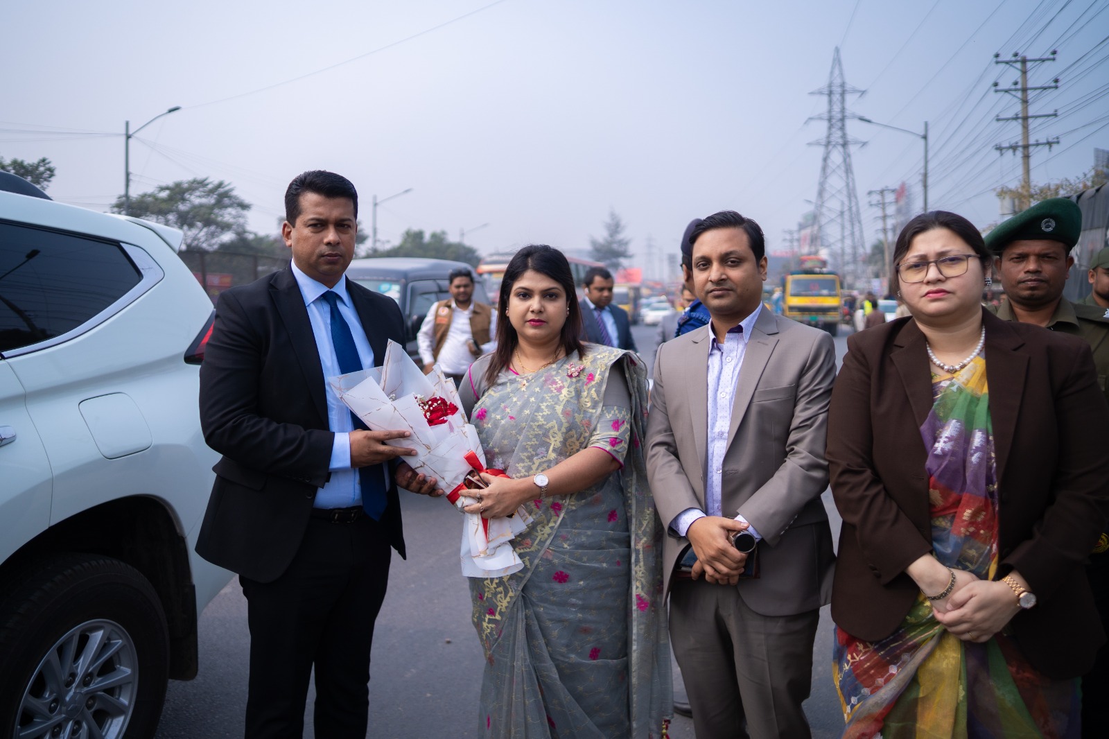 জেলা প্রশাসক মহোদয়ের সোনারগাঁ উপজেলা পরিদর্শন