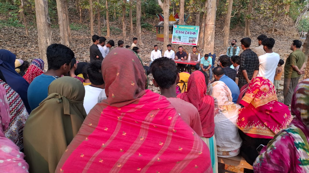 হাতি মানুষ দ্বন্দ্ব নিরসনে উঠান বৈঠক