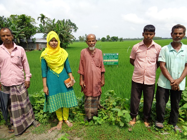 গবেষণা প্রদর্শনী প্লট পরিদর্শন