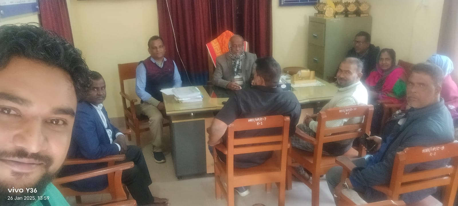 পরিষদের জানুয়ারী /2025খ্রিঃ মাসের মাসিক সভার ছবি ।