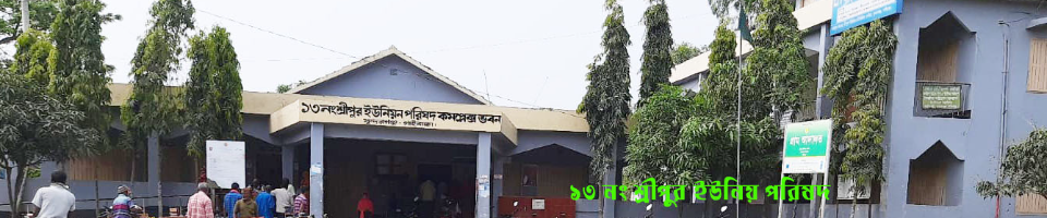 ১৩ নং শ্রীপুর ইউনিয়ন পরিষদ ভবন