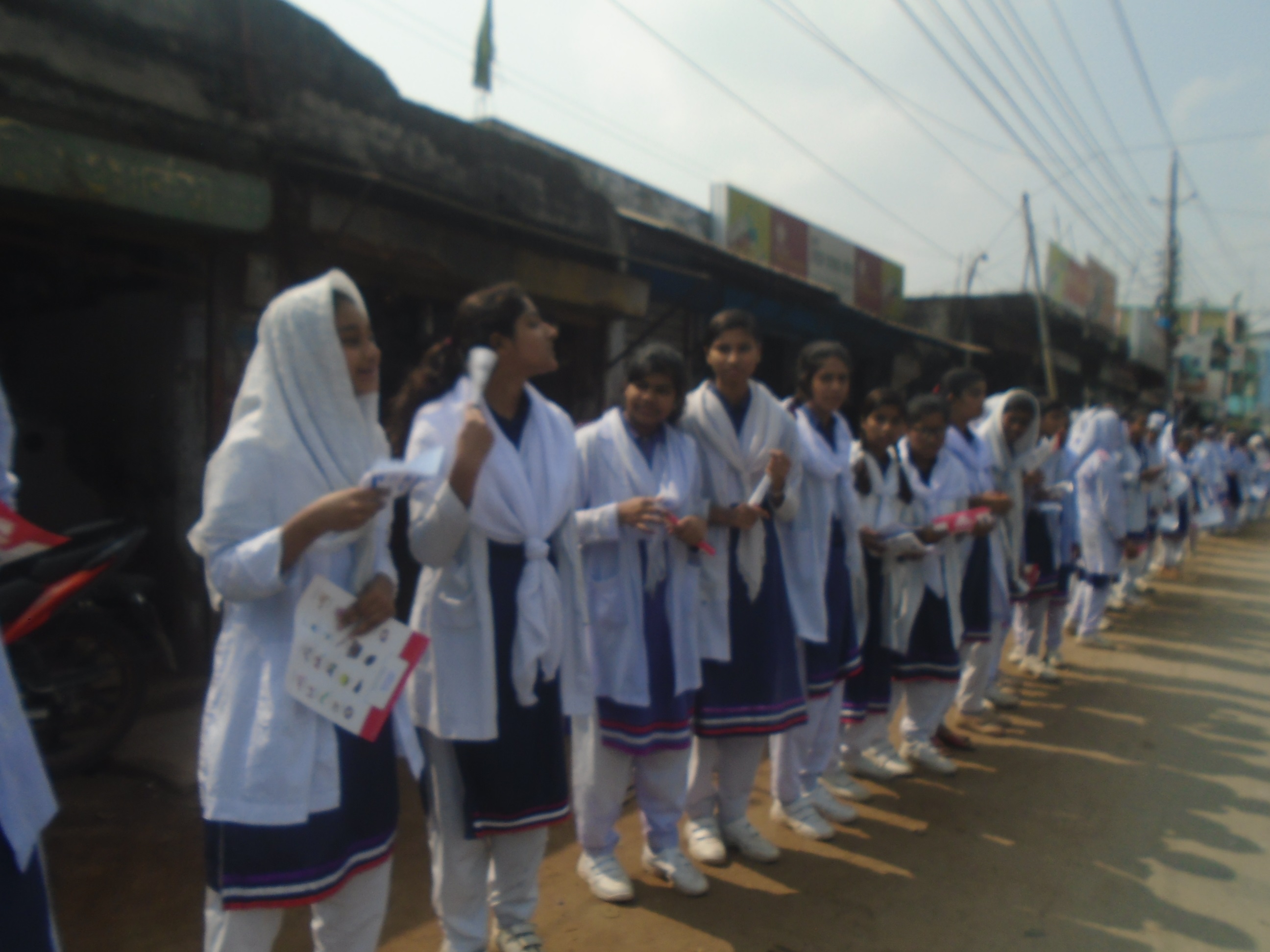 ২২ অক্টোবর ২০১৮ জাতীয় নিরাপদ সড়ক দিবসে র‌্যালি ও মানববন্ধন 