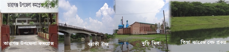 upazila complex, borati bridge,fririce mill,tista canel