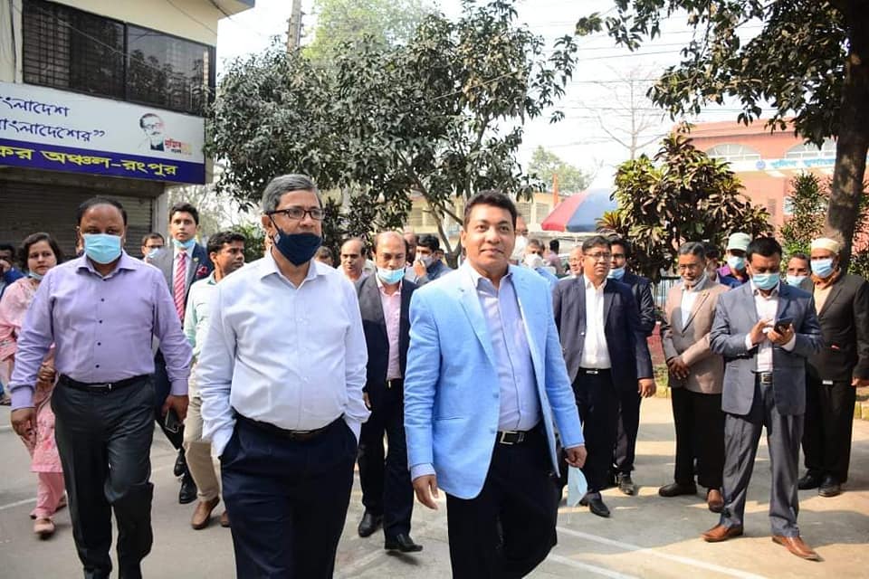 এনবিআর এর চেয়ারম্যান মহোদয়ের কর অঞ্চল - রংপুর পরিদর্শন