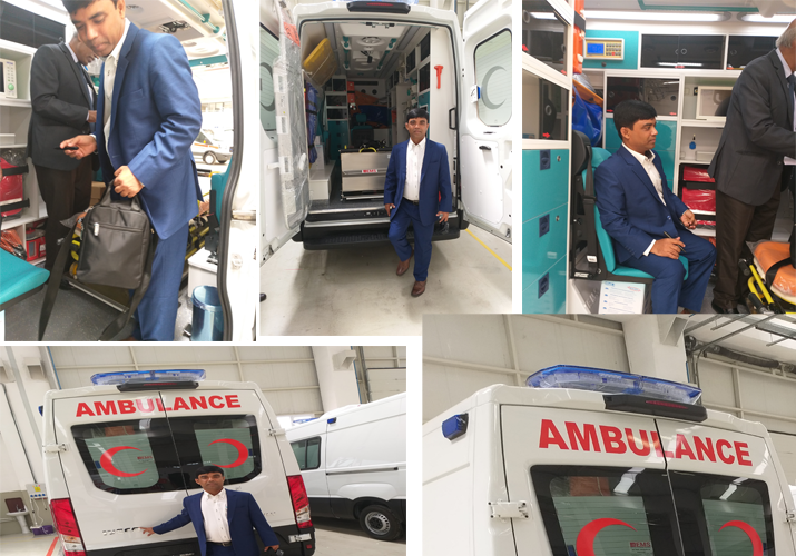 তুরস্ক হইতে কার্ডিয়াক এ্যাম্বুলেন্স ক্রয় পর্যবেক্ষন