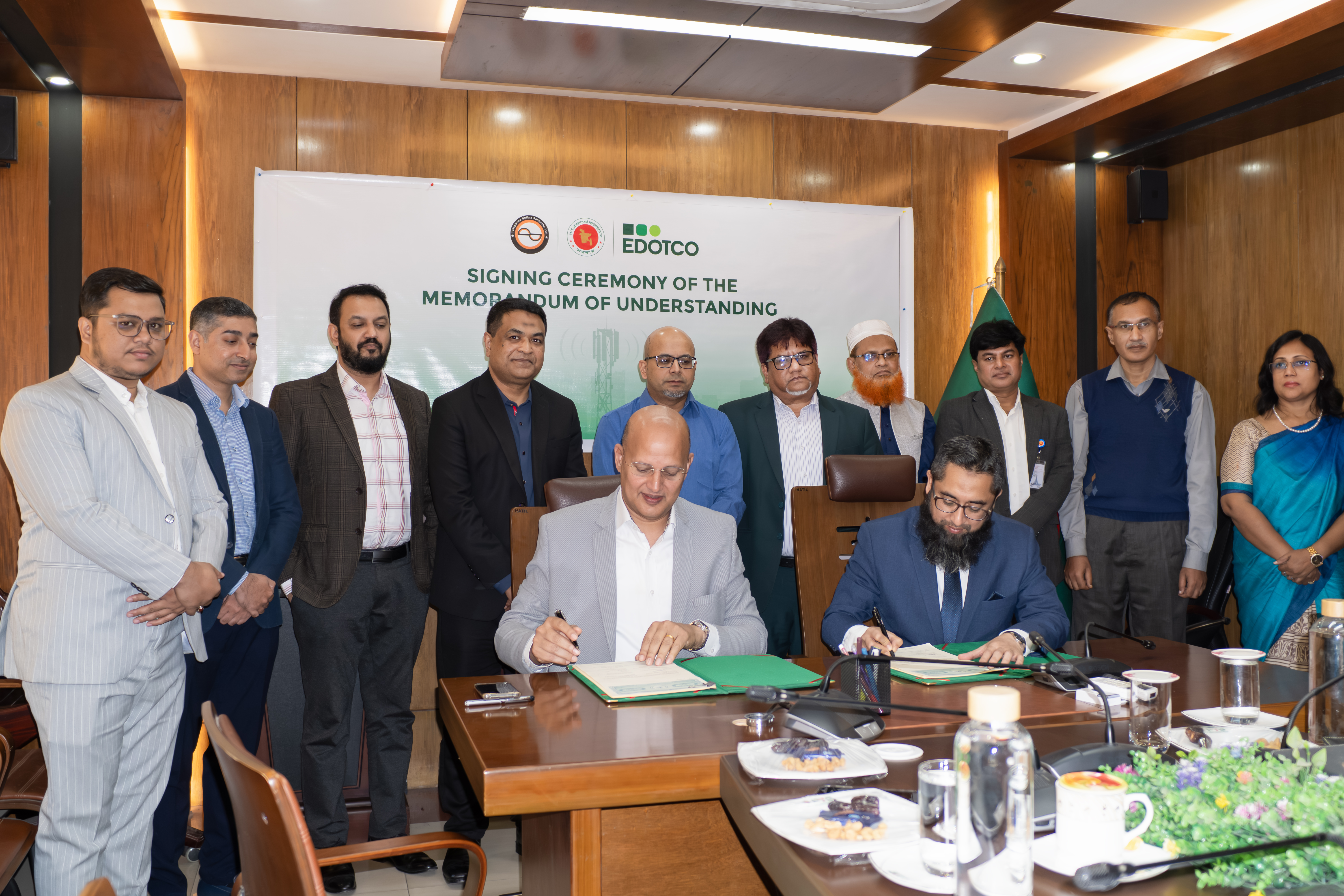 MoU signed between TSS & EDOTCO for collaboration in Telecom Battery Refurbishment.