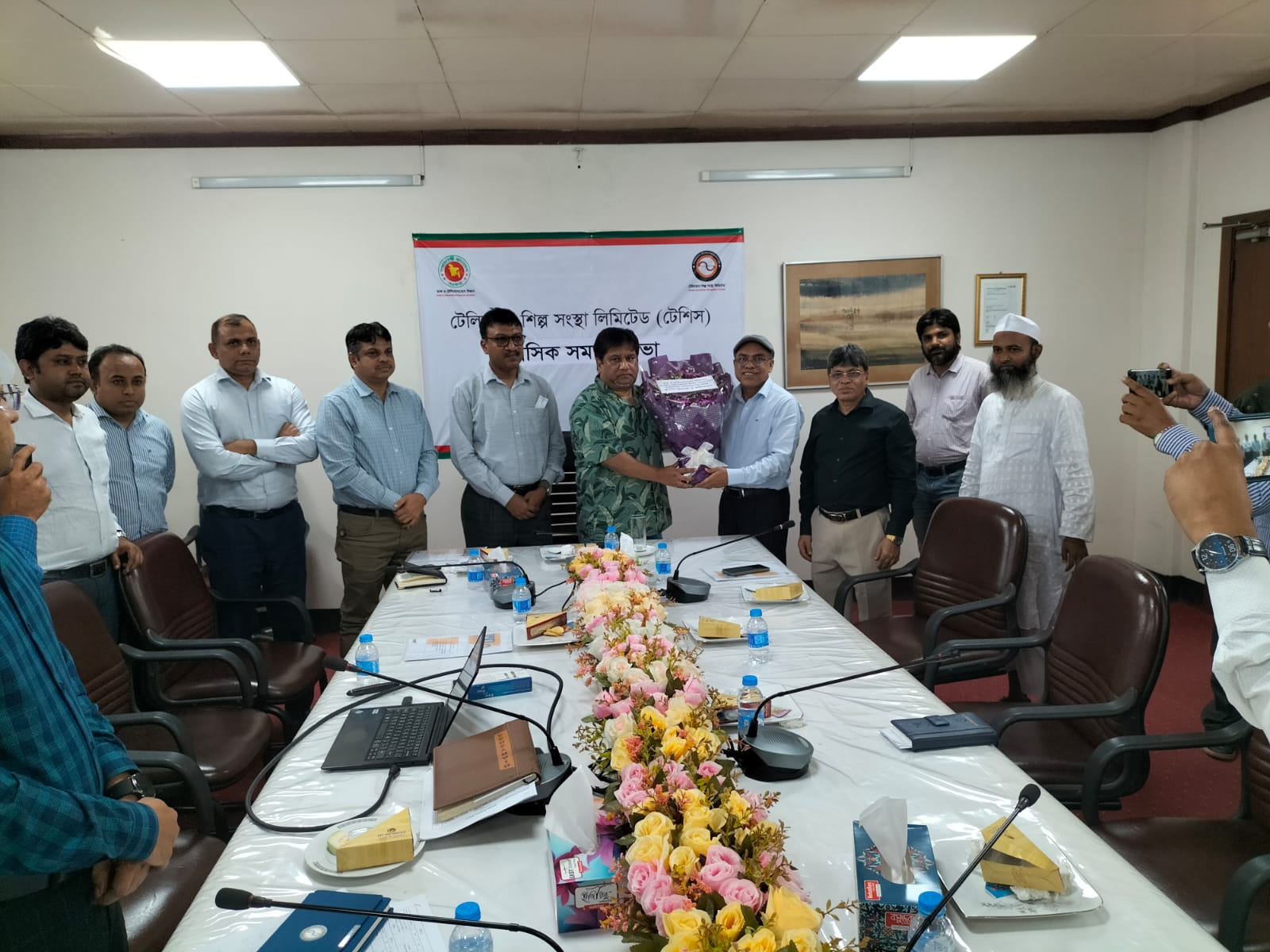 ডাক ও টেলিযোগাযোগ বিভাগের মাননীয় সচিব মহোদয়ের টেশিস পরিদর্শন।