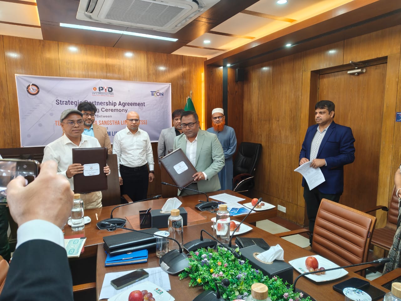 Strategic Partnership Agreement Signing Ceremony Between TSS and Smart Voice Ltd