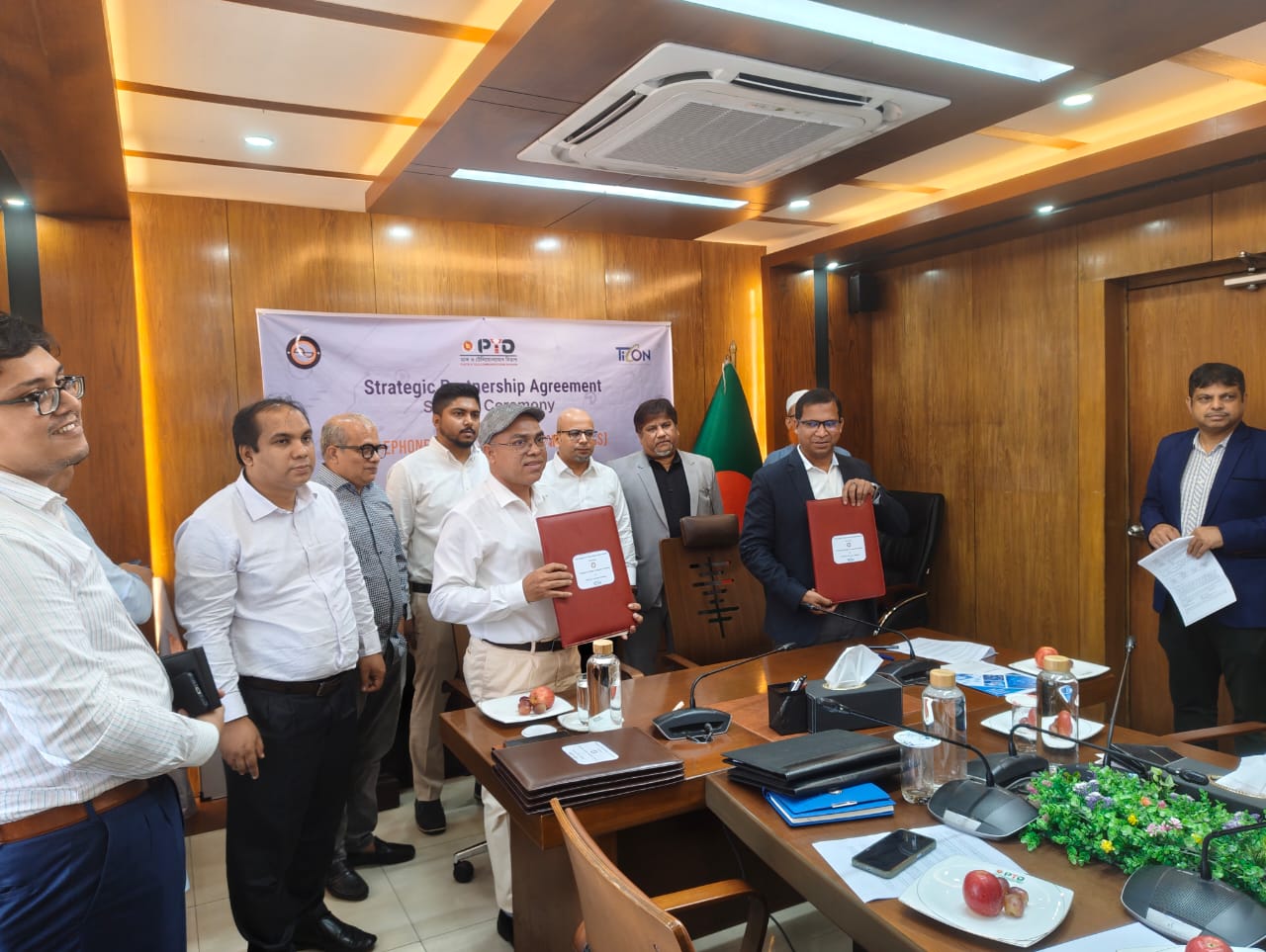 Strategic Partnership Agreement Signing Ceremony Between TSS and Ticon System Ltd