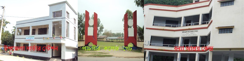 বন্যা আশ্রয় কেন্দ্র, কলেজ গেট ও সার্ভার স্টেশন