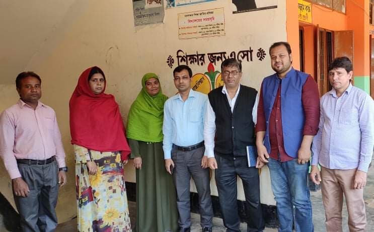 সুপার স্যারসহ বিদ্যালয় পরিদর্শন