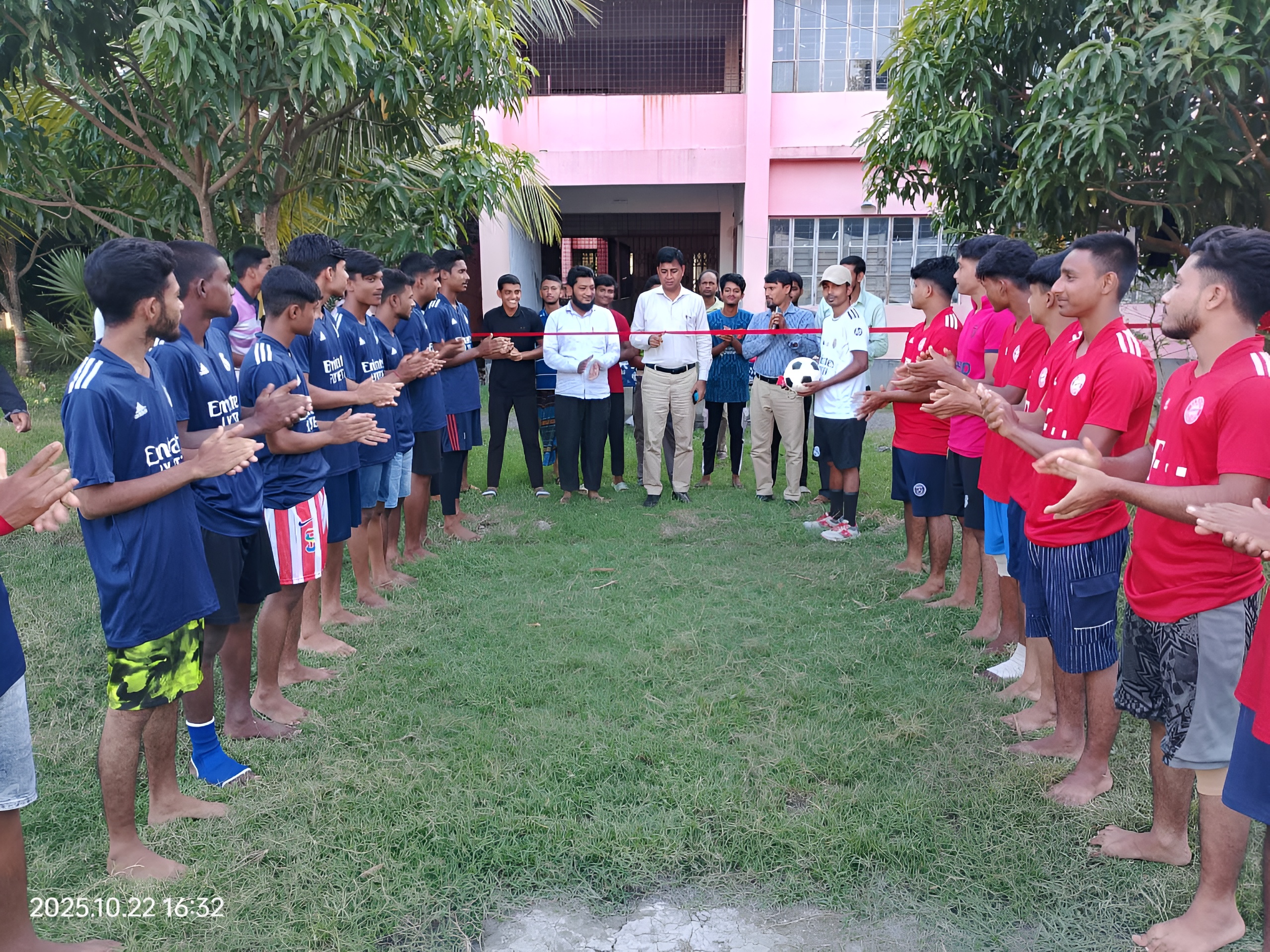 ফুটবল টুর্নামেন্ট উদ্বোধন