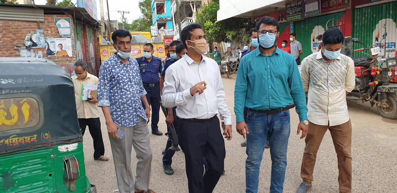 মোবাইল কোর্ট পরিচালনায় অংশগ্রহণ