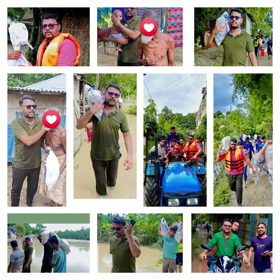 আগস্ট ২০২৪ এর বন্যায় ফটিকছড়িতে বন্যাদূর্গতের মাঝে উপজেলা যুব উন্নয়ন কর্মকর্তা জনাব তানভীর আহমেদ সিদ্দিকী ত্রাণ কার্যক্রম পরিচালনা করছেন।