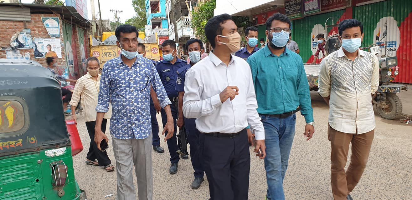 মোবাইল কোর্ট পরিচালনায় অংশগ্রহণ