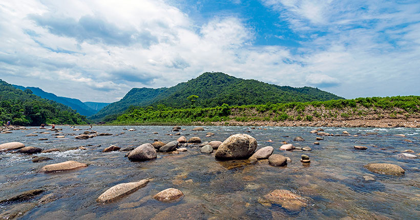 জাফলং, রাতারগুল সোয়ামফরেস্ট, বিছনাকান্দি, পান্তুমাই ঝর্ণা