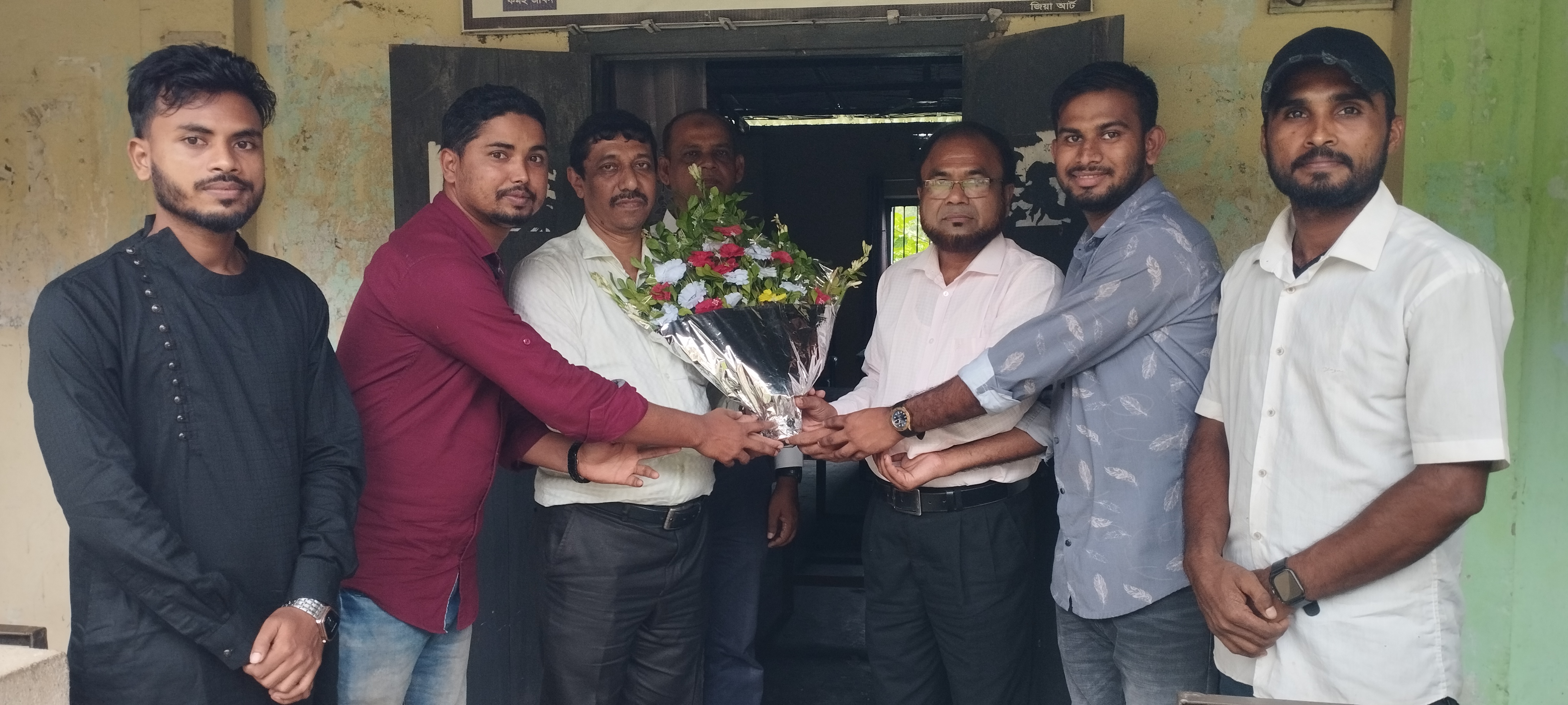 প্রিয়সিন্ধু তালুকদার মহোদয়ের জামালগঞ্জ পরিদর্শন